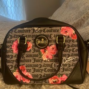 Juicy couture floral purse